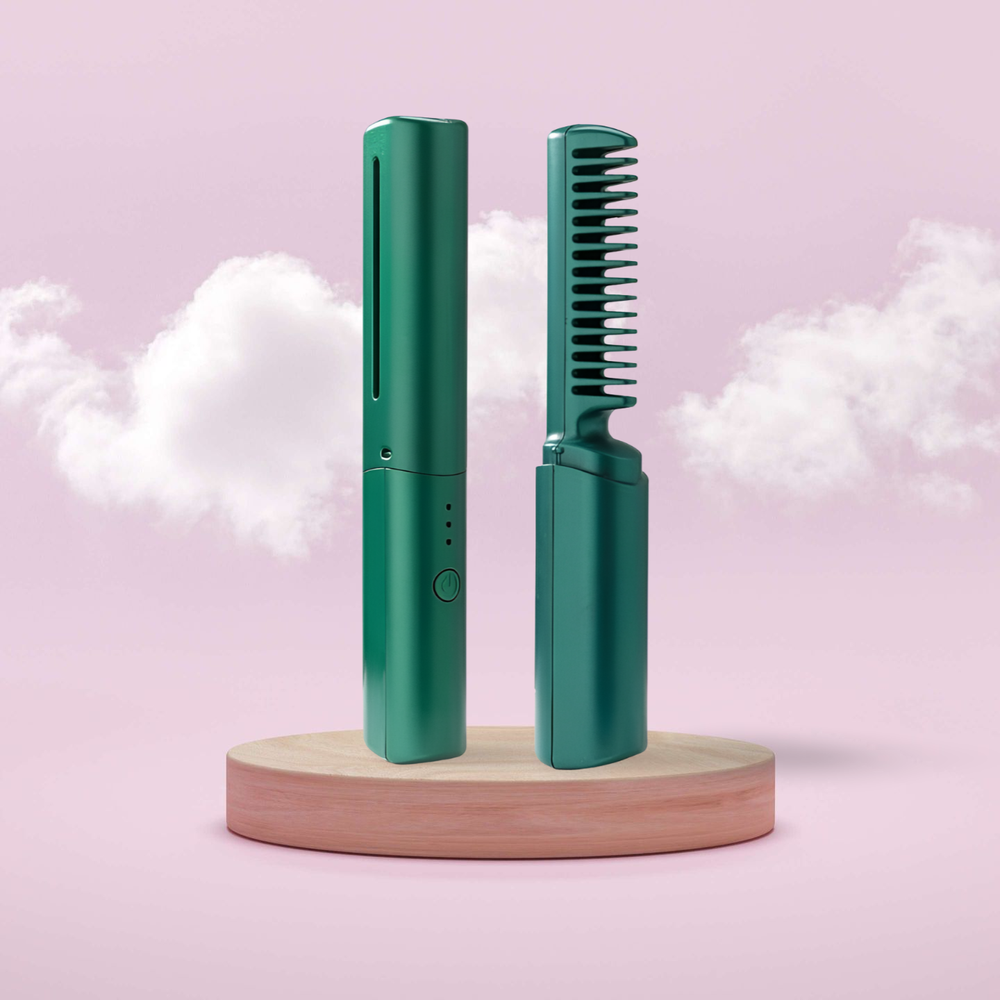 ⭐️Professionelles Drahtloses 2-in-1 Haarstyling Tool – Alles in einem !