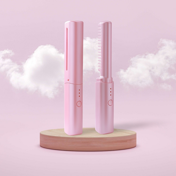 ⭐️Professionelles Drahtloses 2-in-1 Haarstyling Tool – Alles in einem !